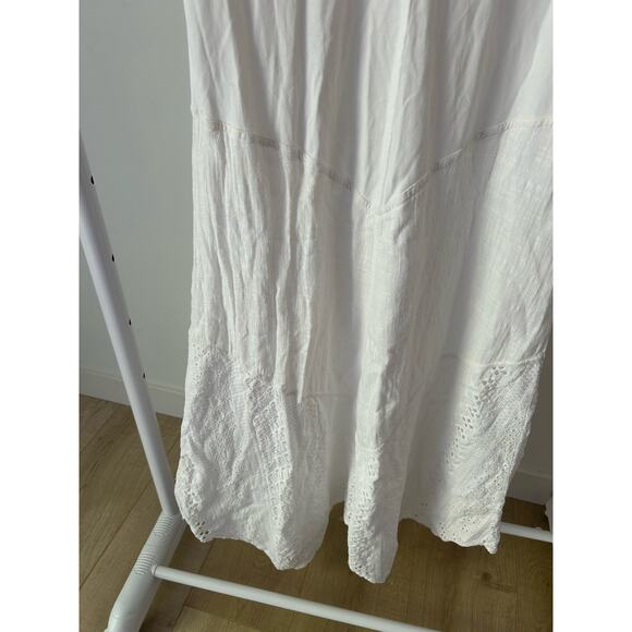 XCVI White Maxi Dress Size Small - Picture 2 of 5